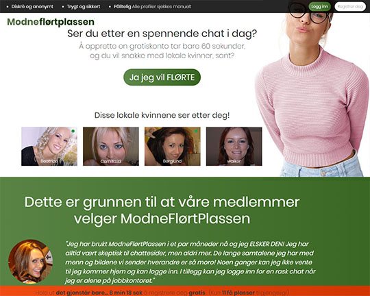 ModneFlørtPlassen Logo