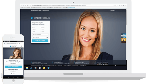 Det er enkelt å registrere seg hos Academic Singles.